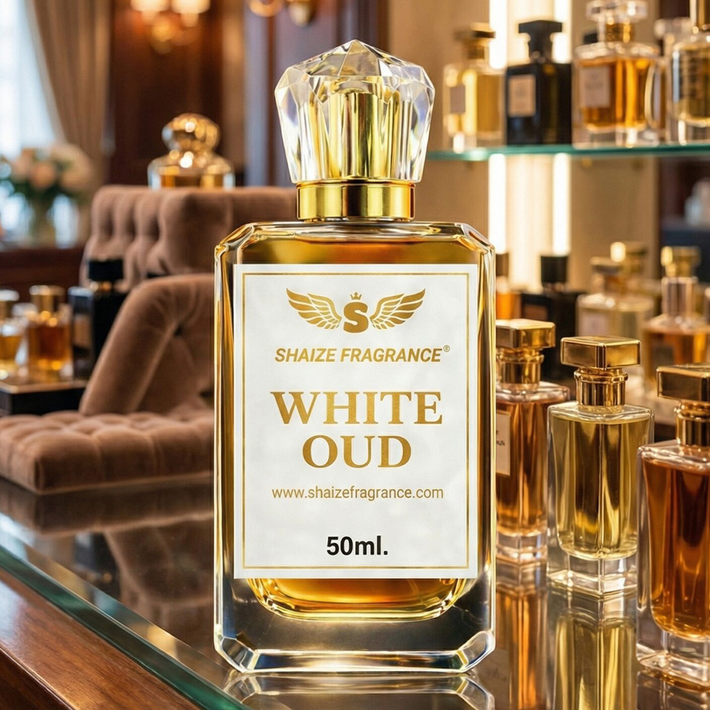 White Oud EDP 50ml – Luxury Oud Perfume for Men & Women | Shaize Fragrance
